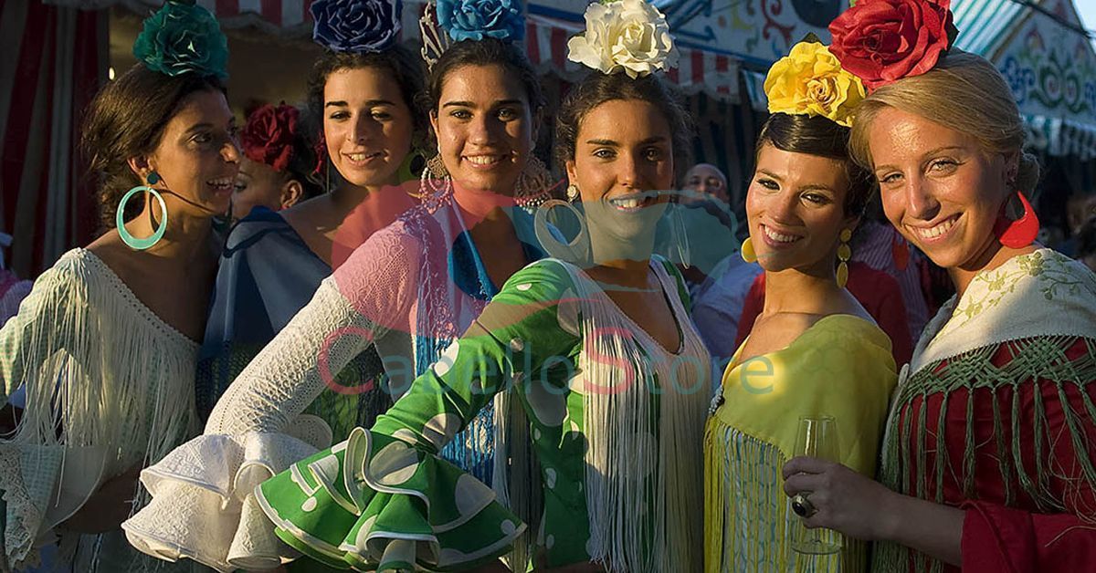 Peinados para la Feria de Abril de Sevilla